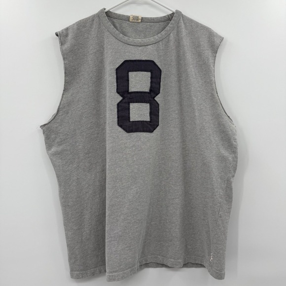 Vintage‎ American eagle embroidered number 8 muscle tank size xxl - Picture 1 of 7